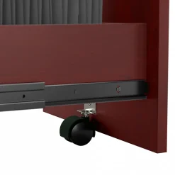 Bush Business Furniture Office in an Hour Cubicle Storage with Cabinet, Paper Tray, & Pencil Holder, Hansen Cherry (WC36490-03K)