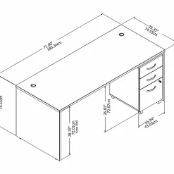 Bush Business Furniture Studio C 72