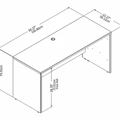 Bush Business Furniture Studio C 60