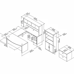 Bush Business Furniture Studio C 72