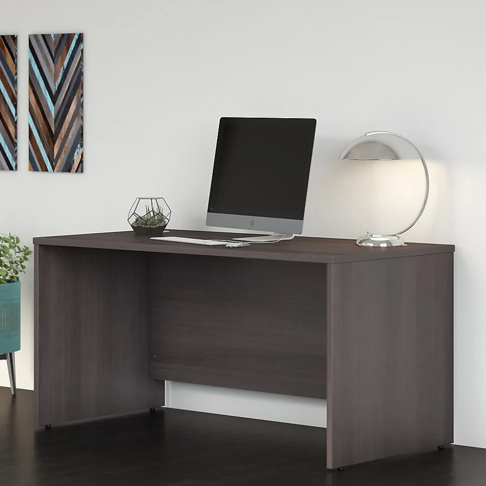 Bush Business Furniture Studio C 60"W Office Desk, Storm Gray (SCD260SG)