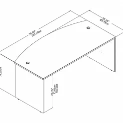 Bush Business Furniture Studio C 72