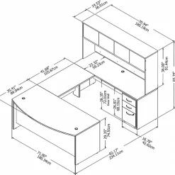 Bush Business Furniture Studio C 72