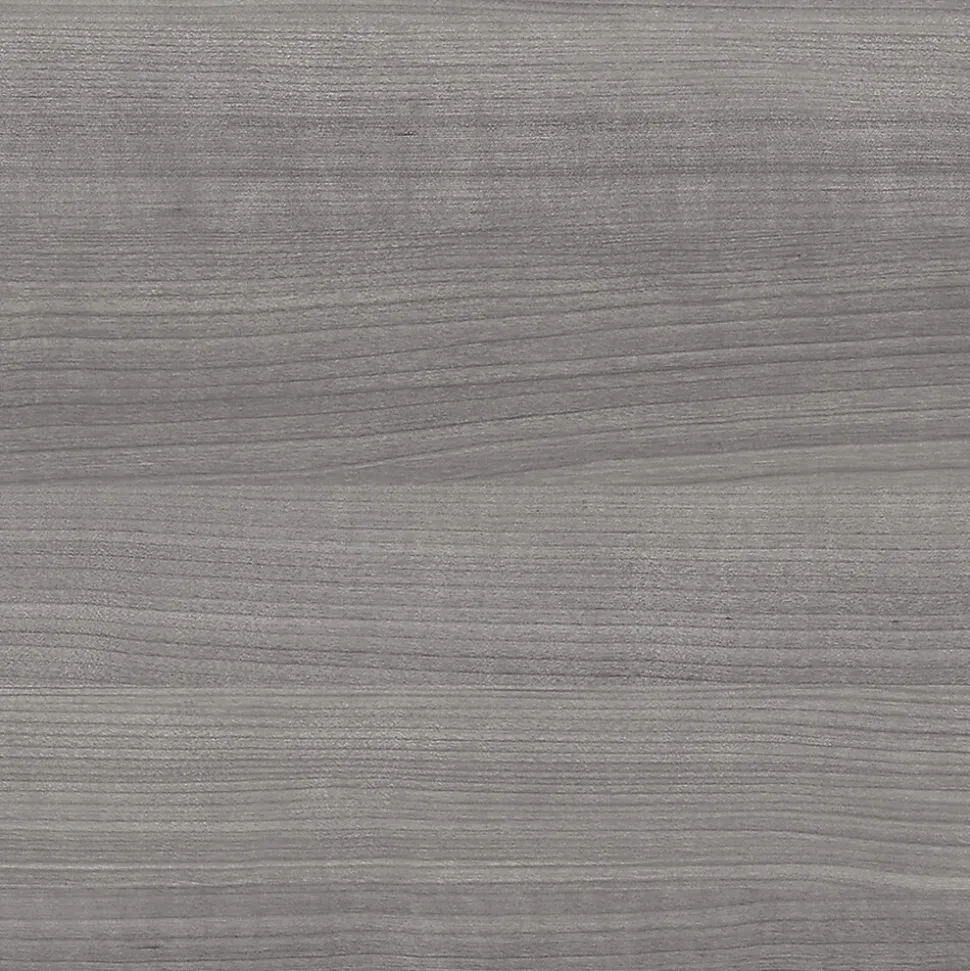 Bush Business Furniture Studio C 72"W Bow Front Desk with Mobile File Cabinets, Platinum Gray (STC012PGSU)