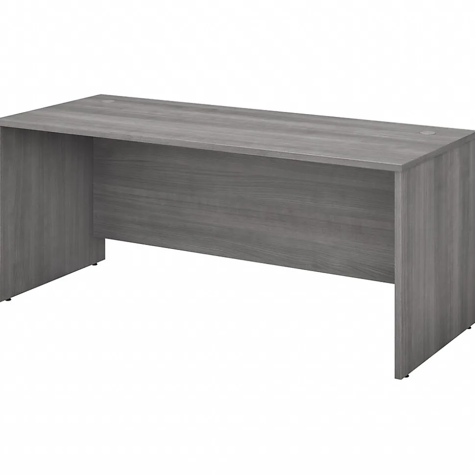Bush Business Furniture Studio C 72"W Office Desk, Platinum Gray (SCD272PG)