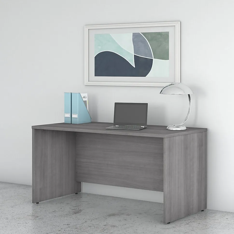 Bush Business Furniture Studio C 60"W Office Desk, Platinum Gray (SCD260PG)