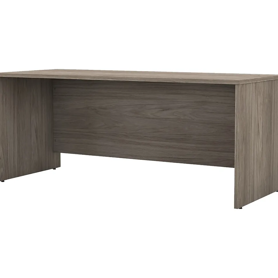 Bush Business Furniture Studio C 72"W Office Desk, Modern Hickory (SCD272MH)
