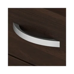 Bush Business Furniture Studio C Office Storage Cabinet with Drawers and Shelves, Black Walnut (SCF130BWSU)