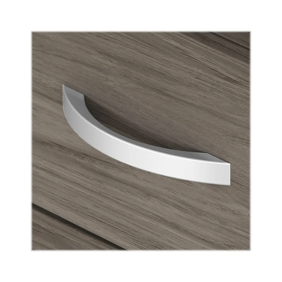 Bush Business Furniture Studio C 72"W Office Desk with Mobile File Cabinet, Modern Hickory (STC013MHSU)