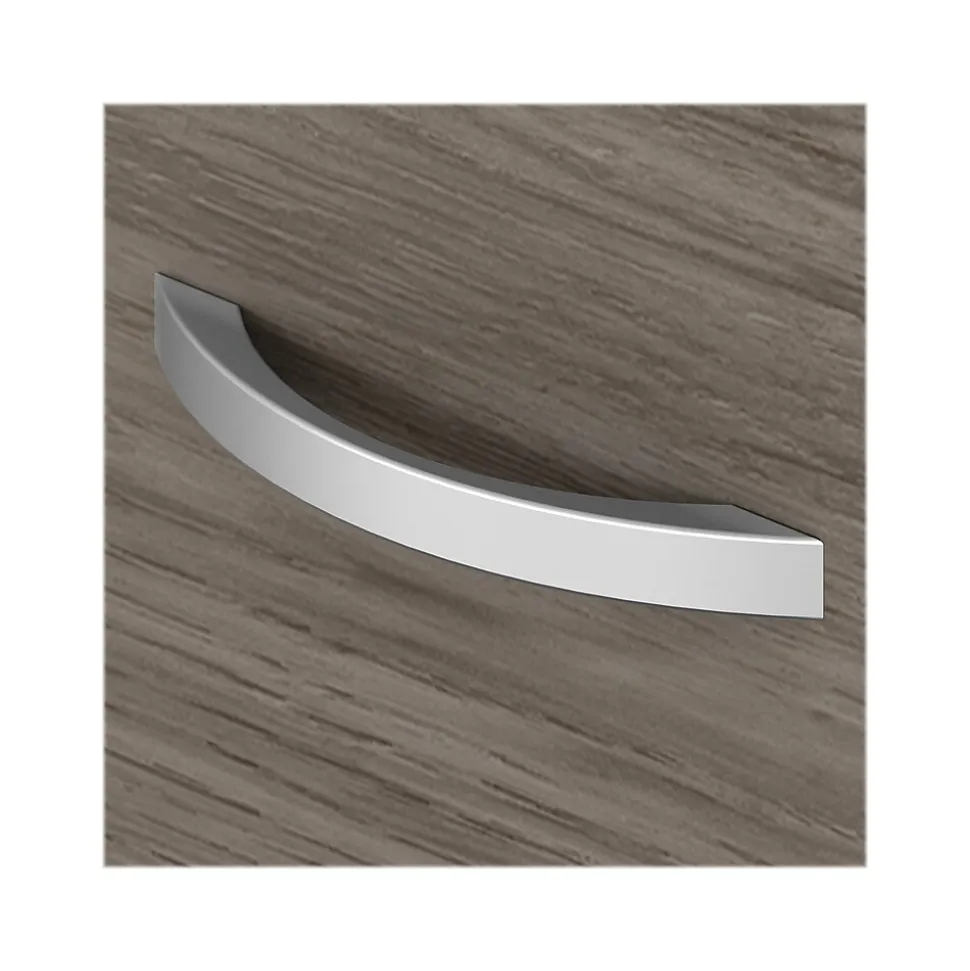 Bush Business Furniture Studio C 72"W U-Shaped Desk, Hutch, Bookcase, and File Cabinets, Modern Hickory (STC001MHSU)