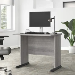 Bush Business Furniture Studio A 36"W Small Computer Desk, Platinum Gray (SDD136PG)