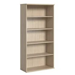 Bush Business Furniture Studio C Tall 5 Shelf Bookcase, Natural Elm (SCB136NE)