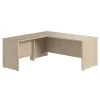 Bush Business Furniture Studio C 72"W L Shaped Desk with Return, Natural Elm (STC049NE)