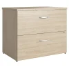 Bush Business Furniture Studio C 2 Drawer Lateral File Cabinet, Natural Elm (SCF136NESU)
