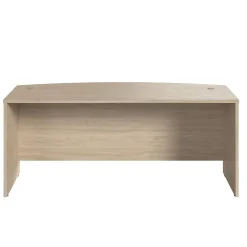 Bush Business Furniture Studio C 72"W Bow Front Desk, Natural Elm (SCD172NE)