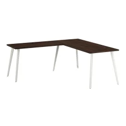 Bush Business Furniture Vista 72"W L Shaped Desk, Black Walnut (VST003BW)