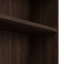 Bush Business Furniture Vista Tall 5 Shelf Bookcase, Black Walnut (VSB12453-Z)