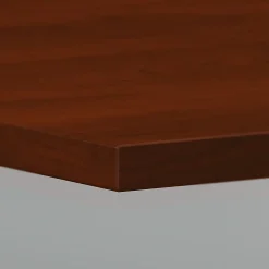 Bush Business Furniture 120W x 48D Boat Shaped Conference Table with Wood Base, Hansen Cherry (99TB12048HCK)