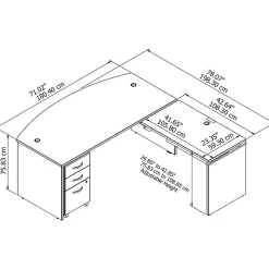 Bush Business Furniture Westfield 72