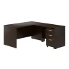 Bush Business Furniture Westfield 60"W L Shaped Desk with 42W Return and Mobile File Cabinet, Mocha Cherry (SRC168MRSU)