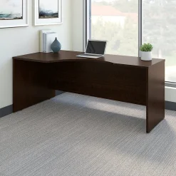 Bush Business Furniture Westfield 72"W Left Handed Corner Desk, Mocha Cherry (WC12932)