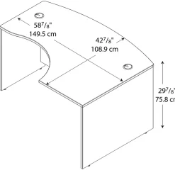 Bush Business Furniture Westfield 60
