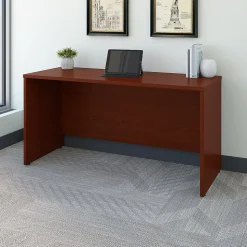 Bush Business Furniture Westfield 60"W Credenza Desk, Mahogany (WC36761)