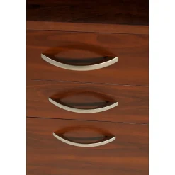 Bush Business Furniture Westfield 72W L Shaped Desk with 48W Return and Mobile File Cabinet, Hansen Cherry (SRC001HCSU)