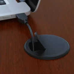 Bush Business Furniture Westfield 60W x 24D Office Desk with Mobile File Cabinet, Mahogany (SRC025MASU)