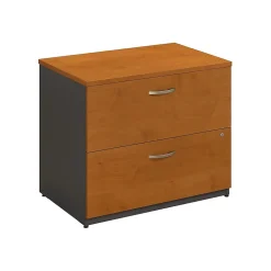 Bush Business Furniture Westfield Lateral File Cabinet, Natural Cherry (WC72454CSU)