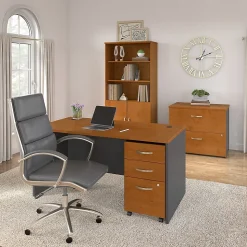 Bush Business Furniture Westfield Lateral File Cabinet, Natural Cherry (WC72454CSU)