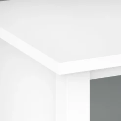 Bush Furniture Broadview 6 Cube Storage Bookcase, Pure White (BDB145WH-03)