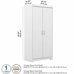 Bush Furniture Cabot 61