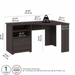 Bush Furniture Cabot 60