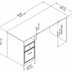 Bush Furniture Cabot 60