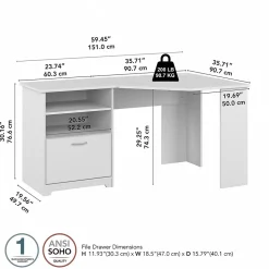 Bush Furniture Cabot 60