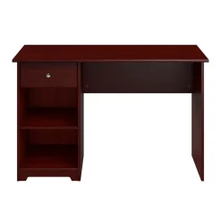 Bush Furniture Cabot 48"W Computer Desk with Storage, Harvest Cherry (WC31447)