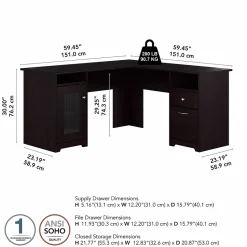 Bush Furniture Cabot 60