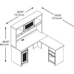 Bush Furniture Cabot 60