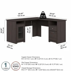 Bush Furniture Cabot 60