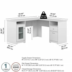 Bush Furniture Cabot 60