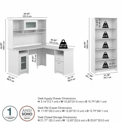 Bush Furniture Cabot 60