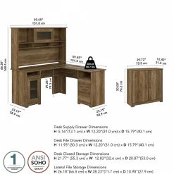 Bush Furniture Cabot 60