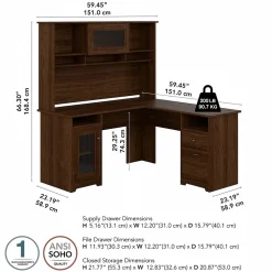 Bush Furniture Cabot 60