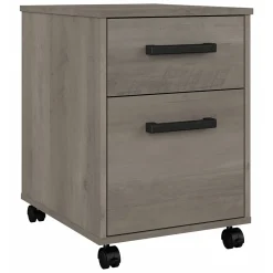 Bush Furniture City Park 2 Drawer Mobile File Cabinet, Driftwood Gray (CPF116DG-03)