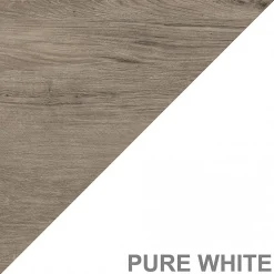 Bush Furniture Fairview 2-Drawer Lateral File Cabinet, Letter/Legal, Shiplap Gray/Pure White, 29.57