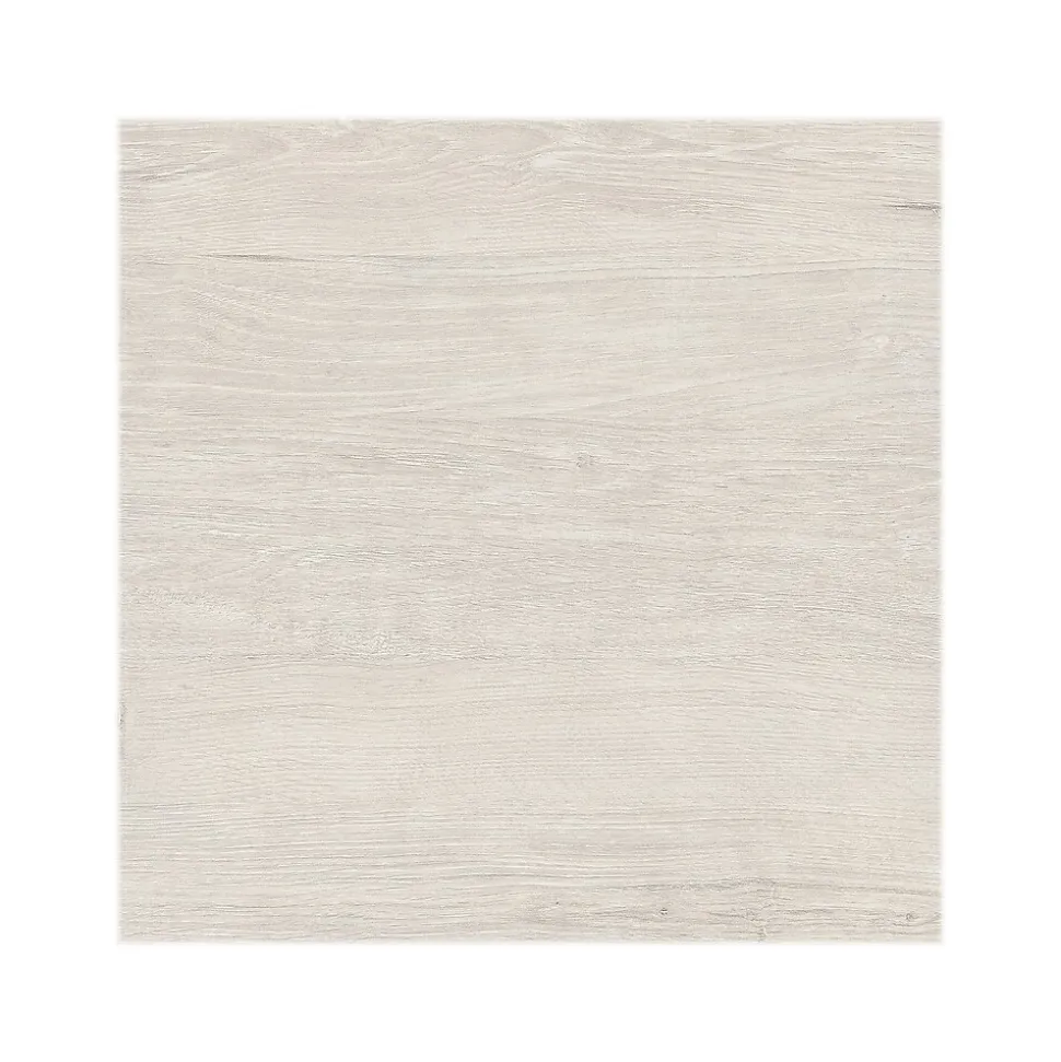 Bush Furniture Homestead 60"W Farmhouse L Shaped Desk, Linen White Oak (HOD160LW-03K)