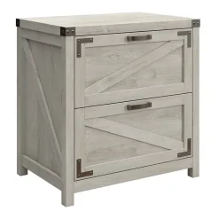 Bush Furniture Knoxville 2-Drawer Lateral File Cabinet, Cottage White (CGF129CWH-03)