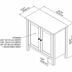 Bush Furniture Mayfield 30