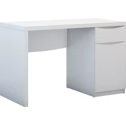 Bush Furniture Montrese 48"W Computer Desk, Pure White (MY72117-03)
